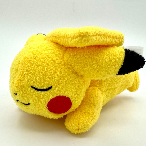 PIKACHU Pokémon Sleeping Baby Jazwares 5" Plush Anime Manga Japan Kawaii 2023 - Picture 1 of 11